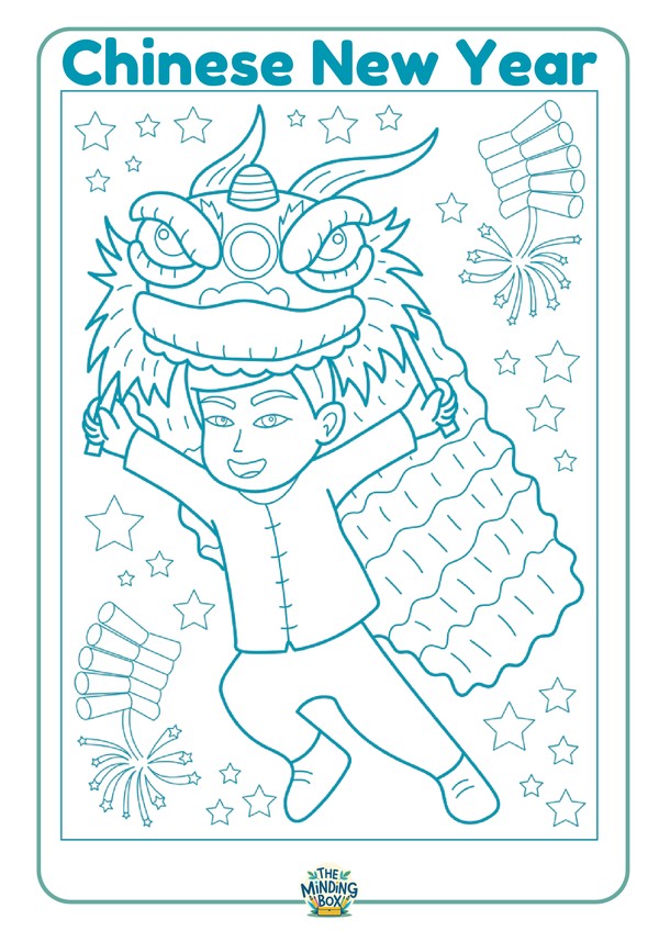 Chinese New Year Colouring In