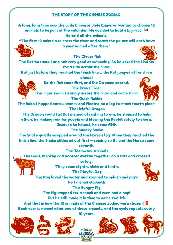 The Story Of The Chinese Zodiac