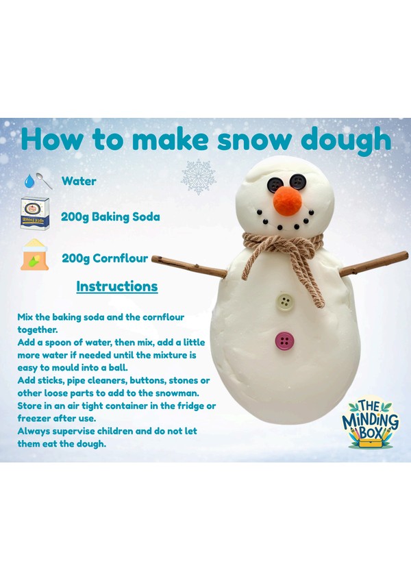 How To Make Snow Dough