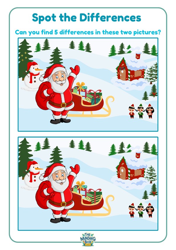 Spot The Differences Christmas