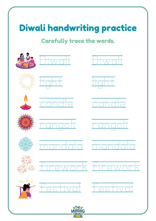 Carefully Trace The Words