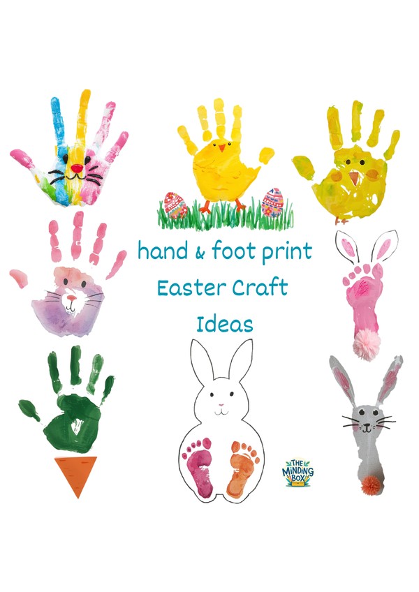 Hand And Foot Print Easter Craft Ideas
