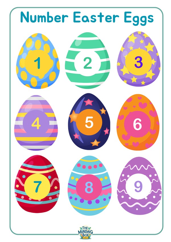 Number Easter Eggs
