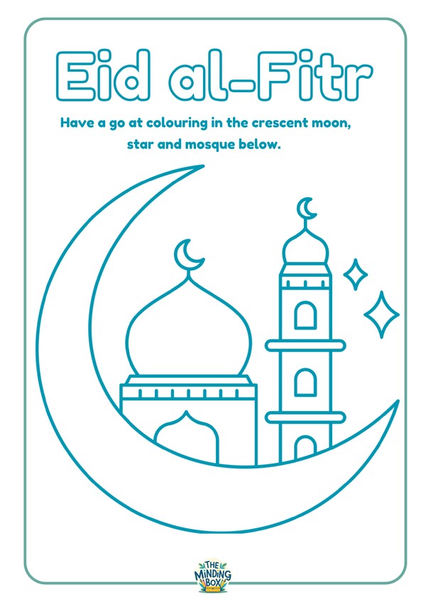 Eid Al Fitr Colouring In