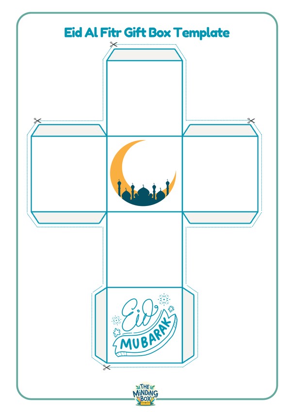 Eid Al Fitr Gift Box Template