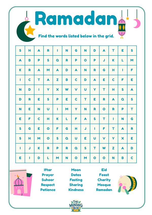 Ramadan Word Search