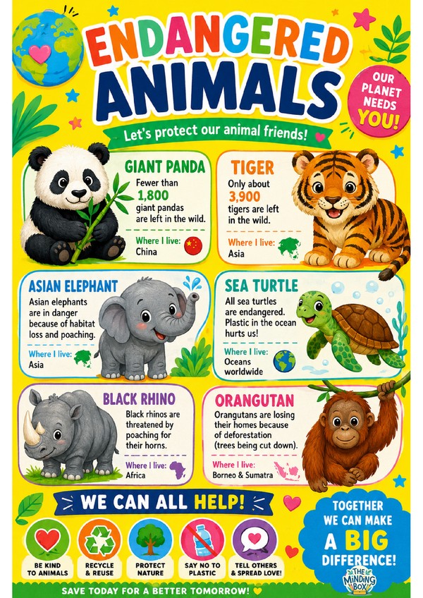 Endangered Animals Poster