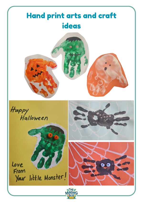 Hand Print Arts And Craft Ideas