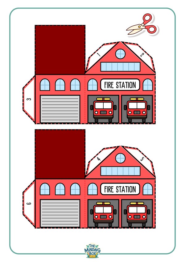 Cut Out Fire Station