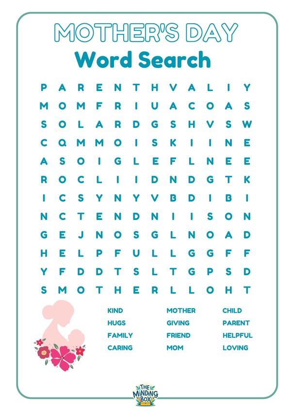 Mothers Day Word Search 1