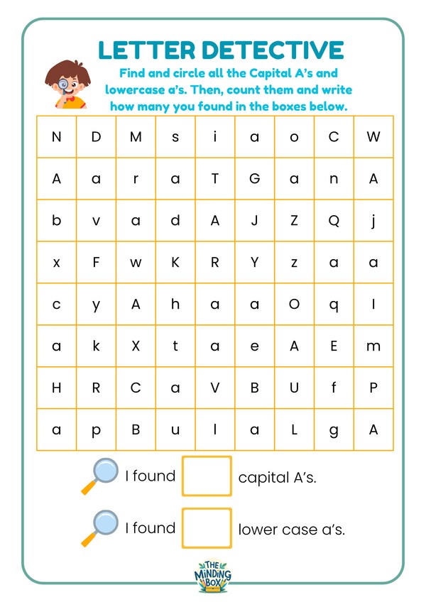 Letter Detective Older Children