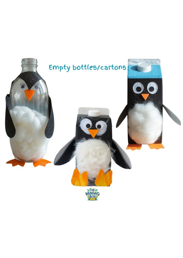 Penguin Art & Craft Junk Modeling