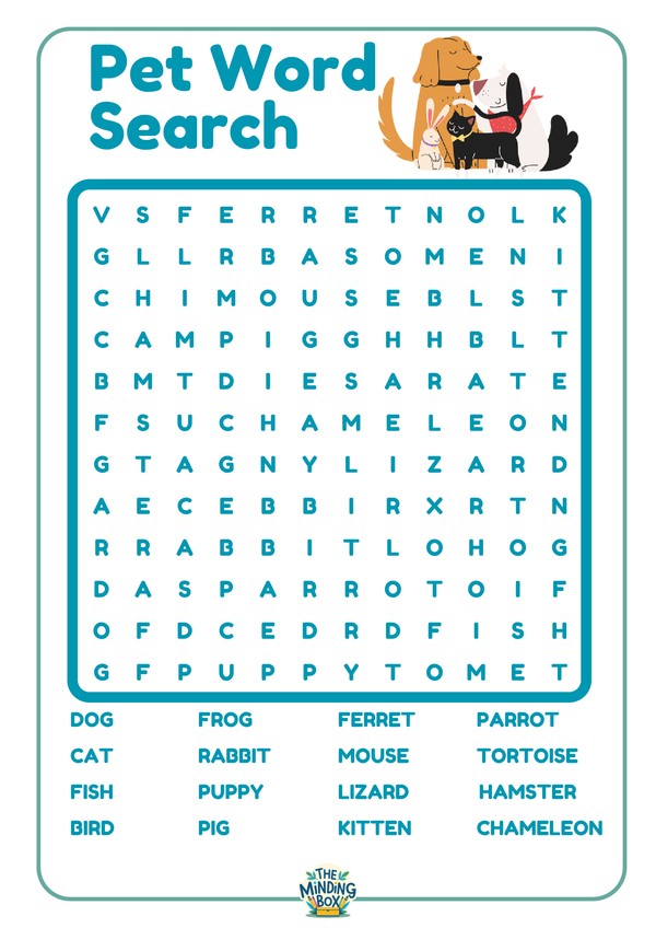 Pet Word Search
