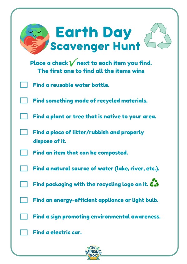 Earth Day Scavenger Hunt