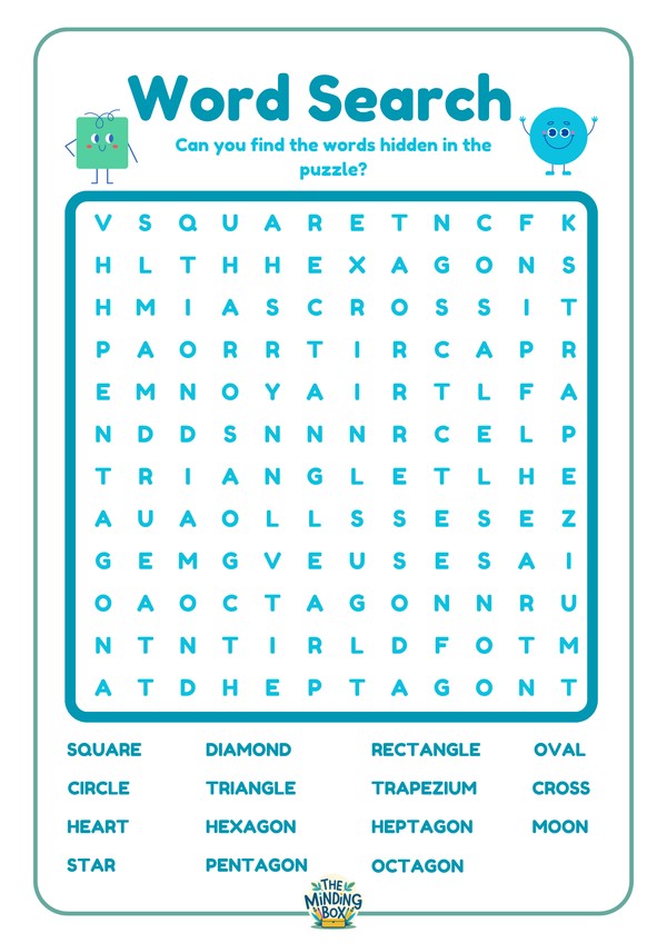 Word Search Older Children