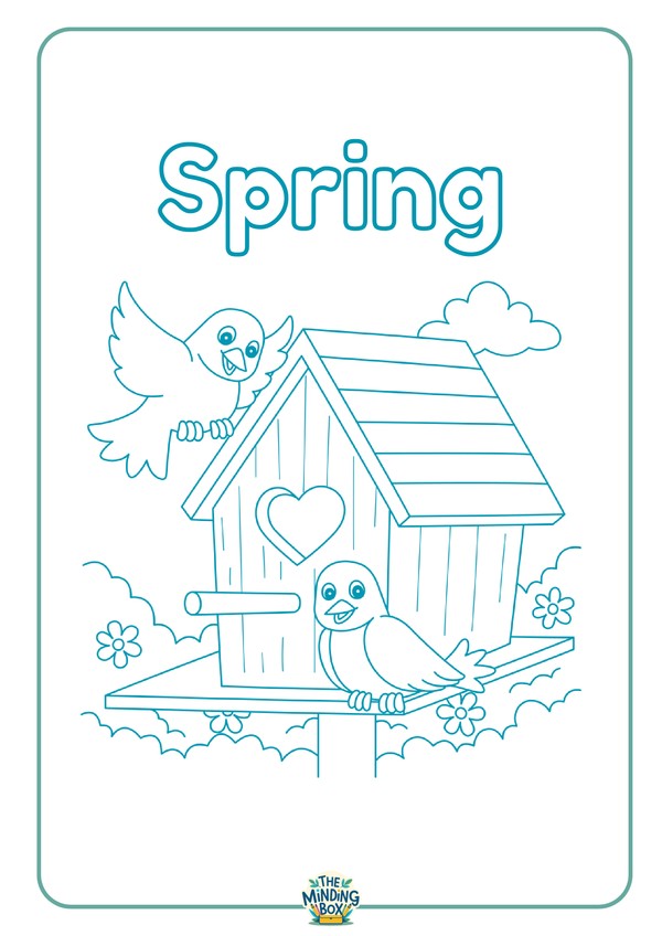 Spring Colouring In 1