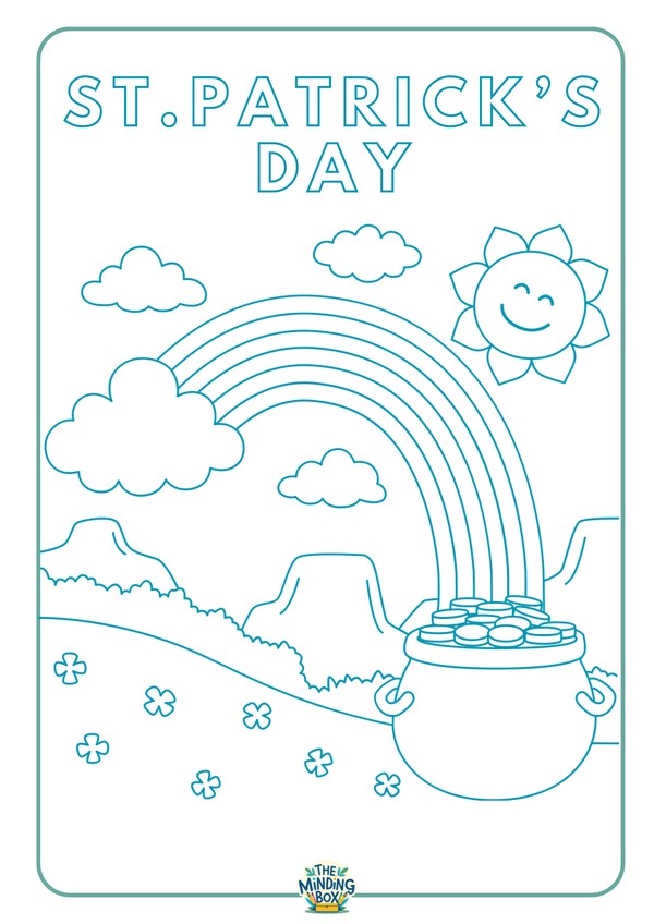St Patricks Day Colouring In