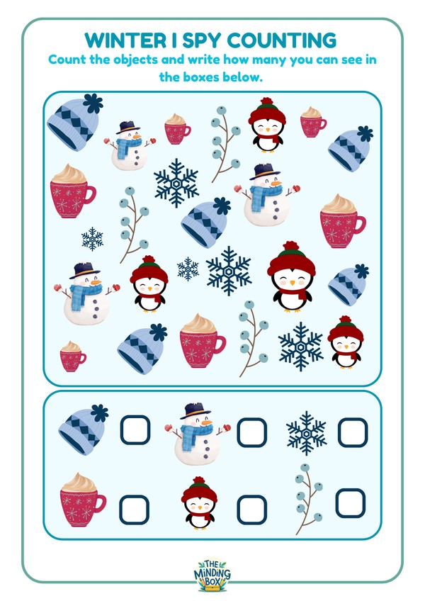 Winter I Spy Counting