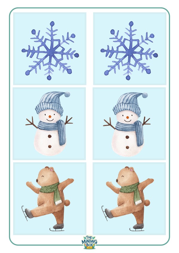 Winter Memory Game