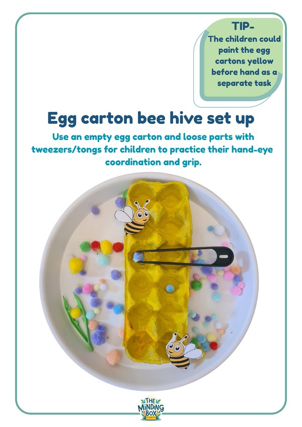 Egg Carton Bee Hives