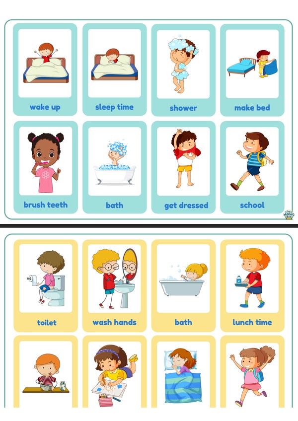 Daily Routine Visual Schedule