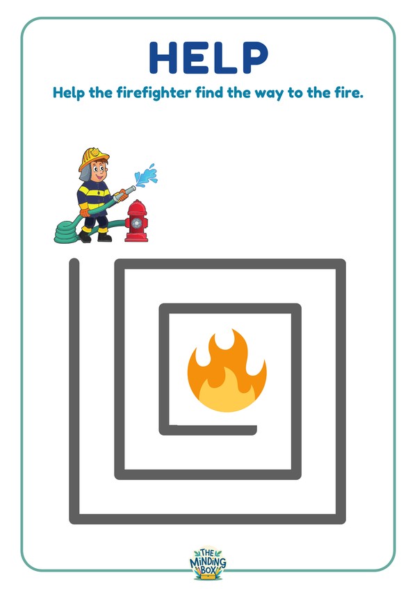 Help The Firefighter Maze