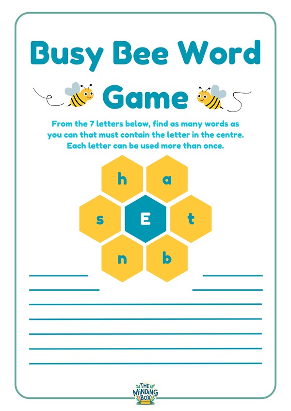 Bee Word Game