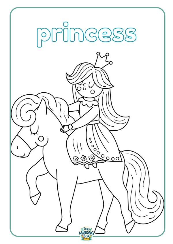 Colouring In Story Words