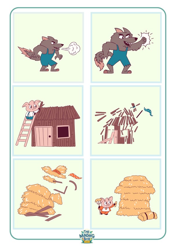 Three Little Pigs Story Board