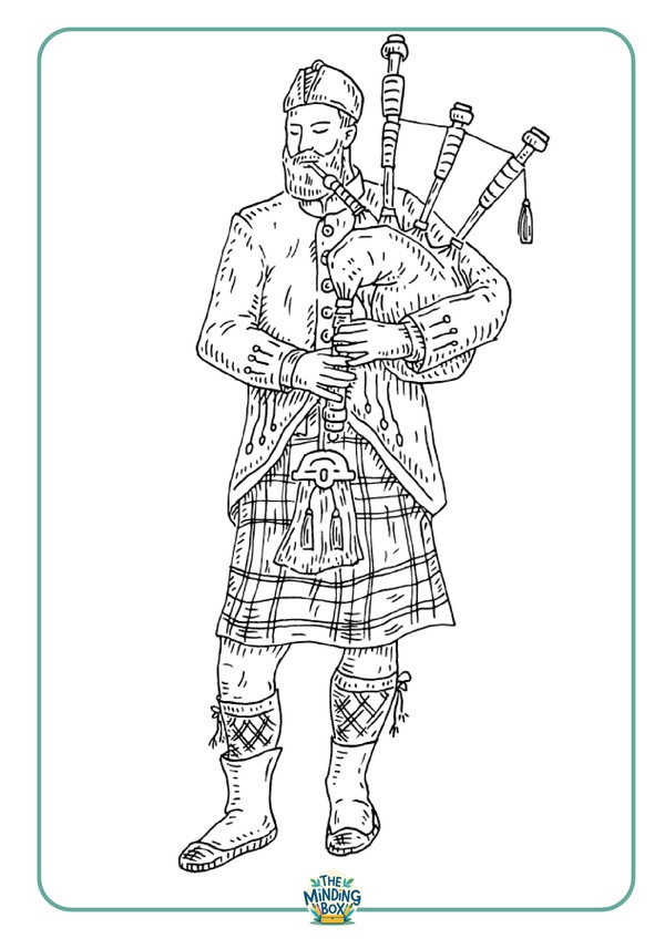 Scotland Colouring In