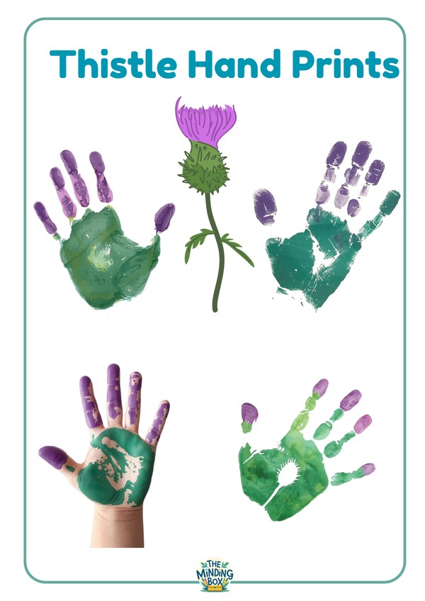 Thistle Hand Prints